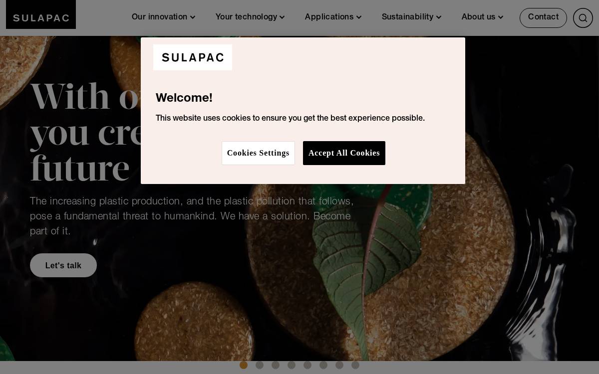 Sulapac website preview