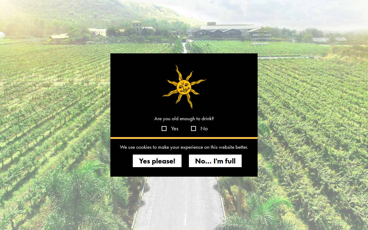 Sulavineyards website preview