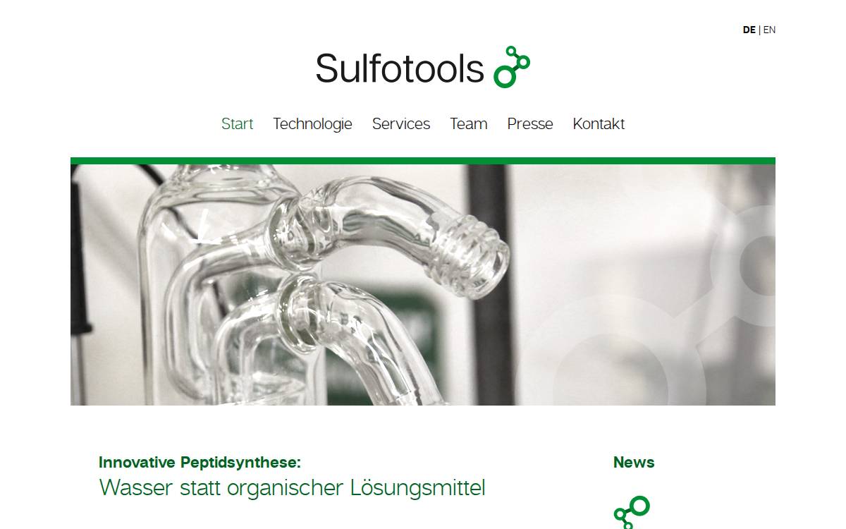 Sulfotools website preview
