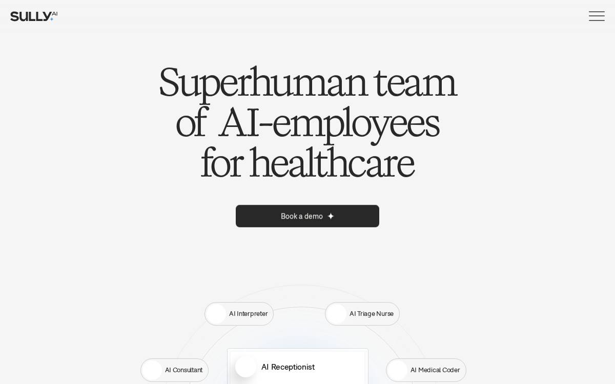 Sully.ai website preview