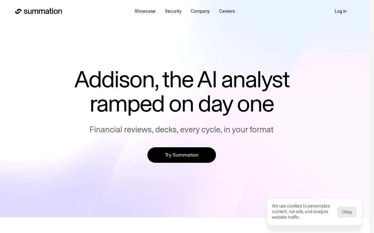 Summation website preview