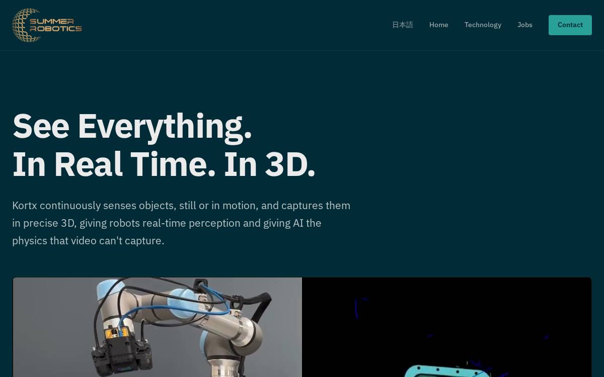 Summer Robotics website preview