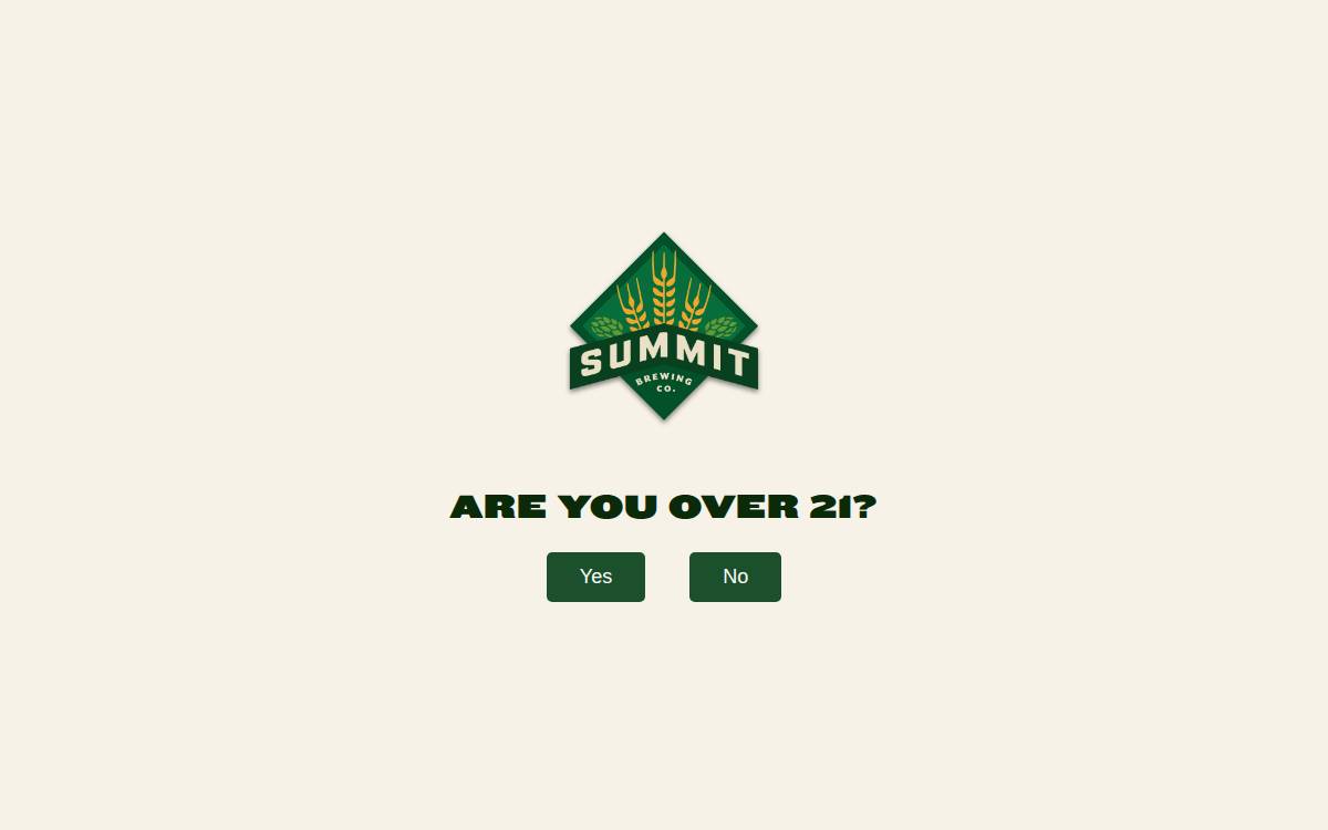 Summit Brewing website preview