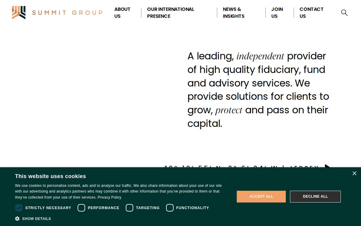 Summit Group website preview