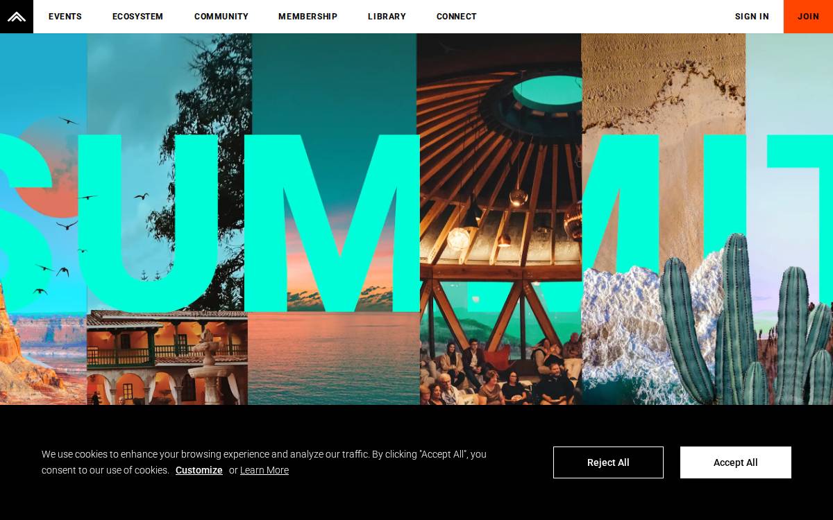 Summit Junto website preview