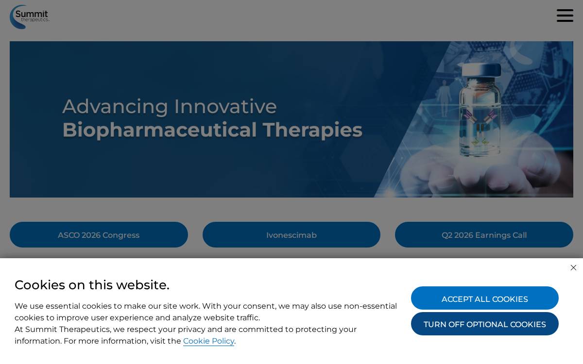 Summit Therapeutics website preview