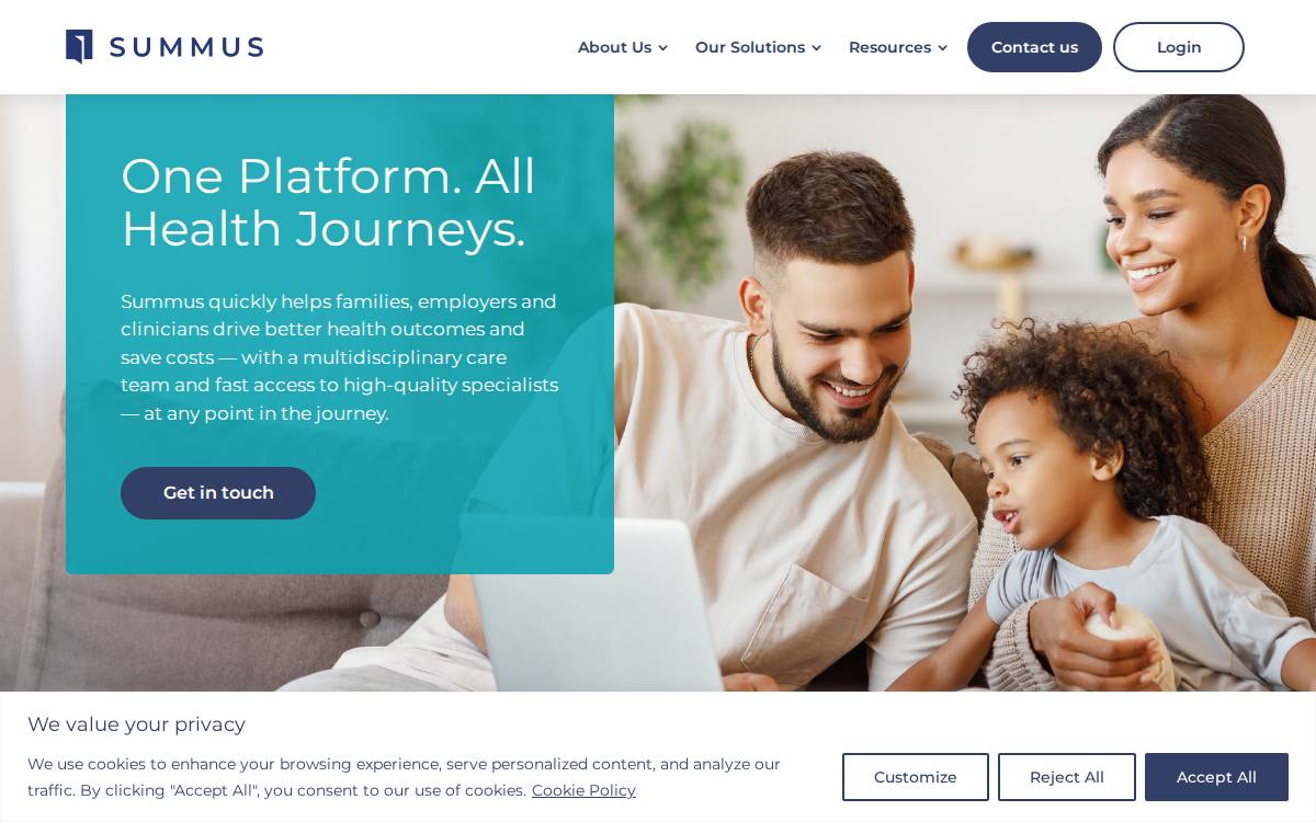 Summus Global website preview