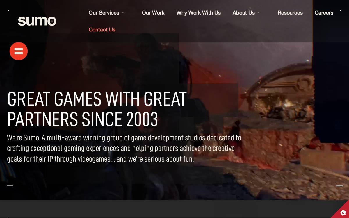 Sumo Digital website preview