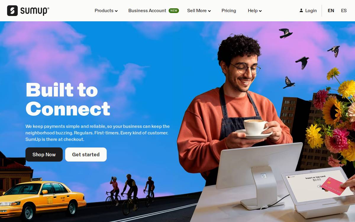 Sumup website preview