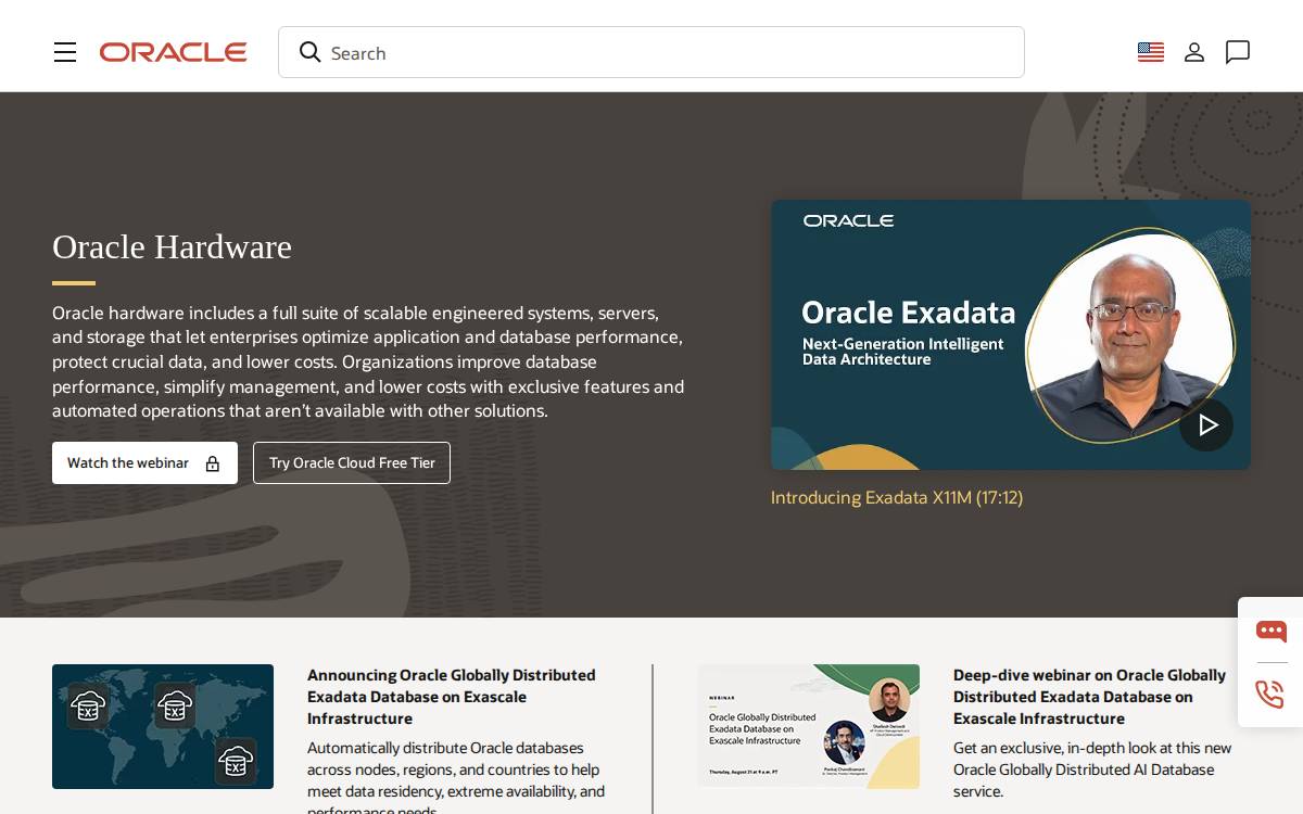 Sun Microsystems website preview