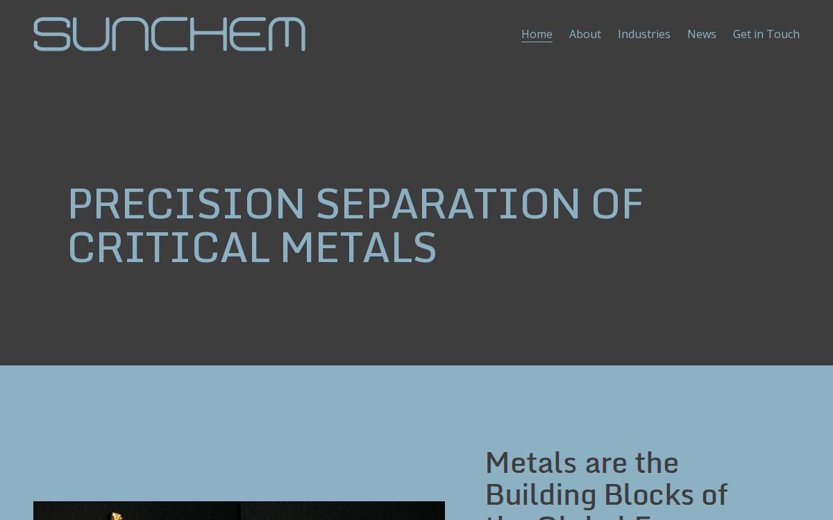 SUNCHEM LLC website preview