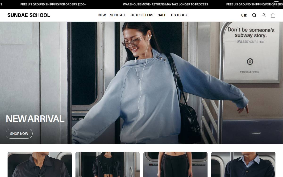 Sundae website preview