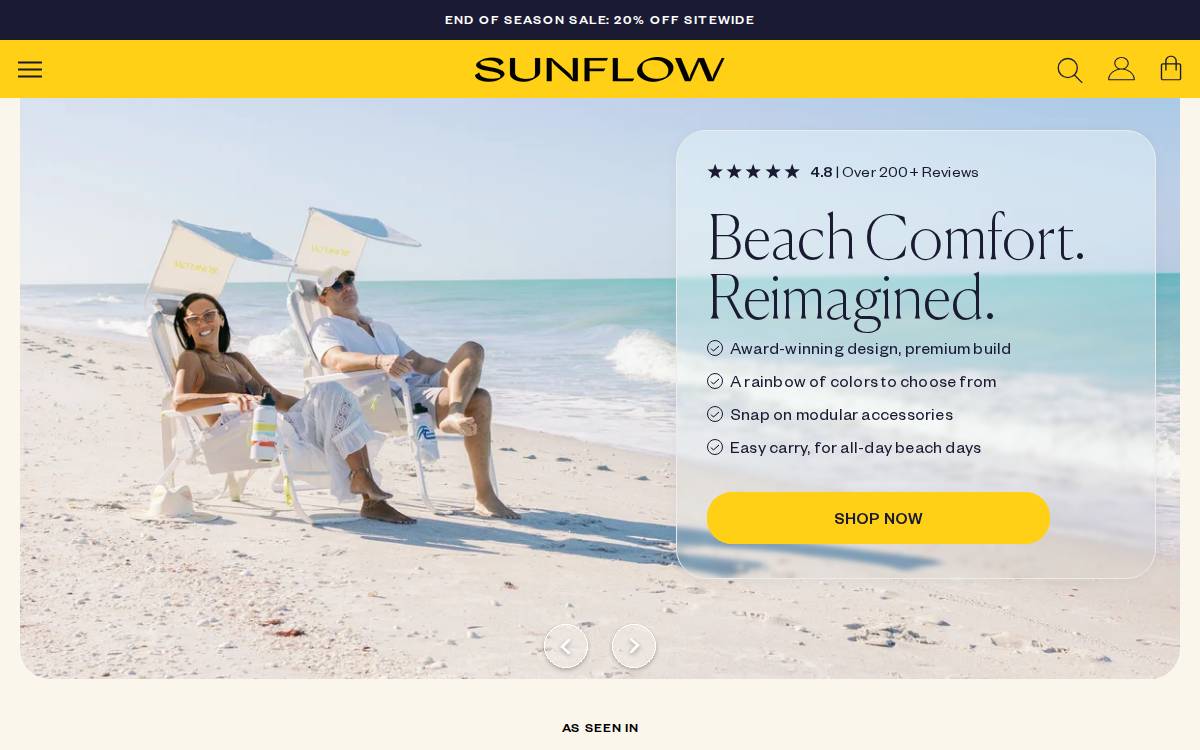 Sunflow website preview