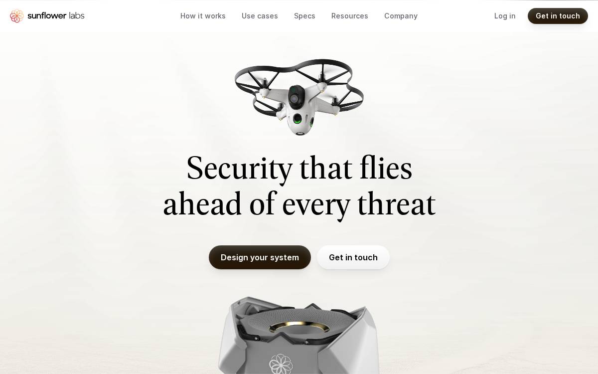 Sunflower Labs website preview