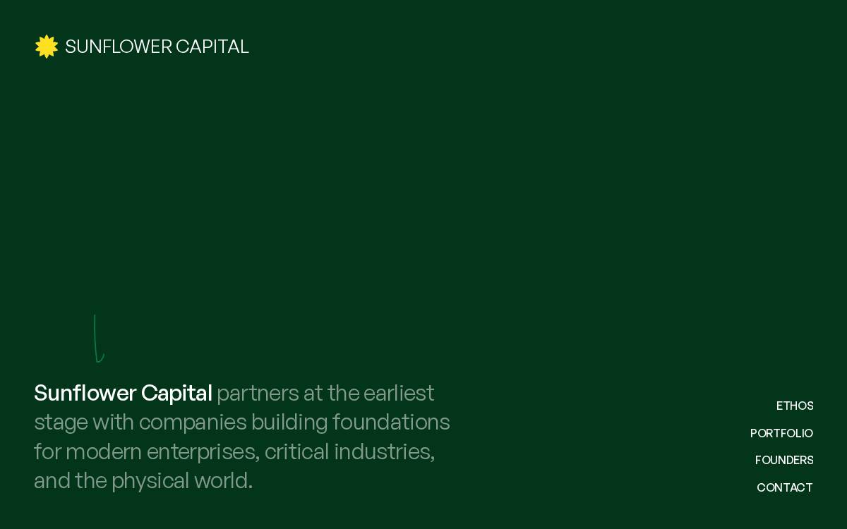 Sunflowercapital website preview
