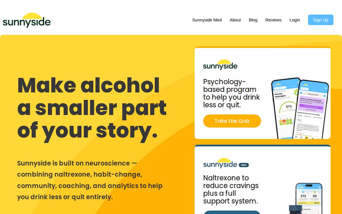 Sunnyside website preview