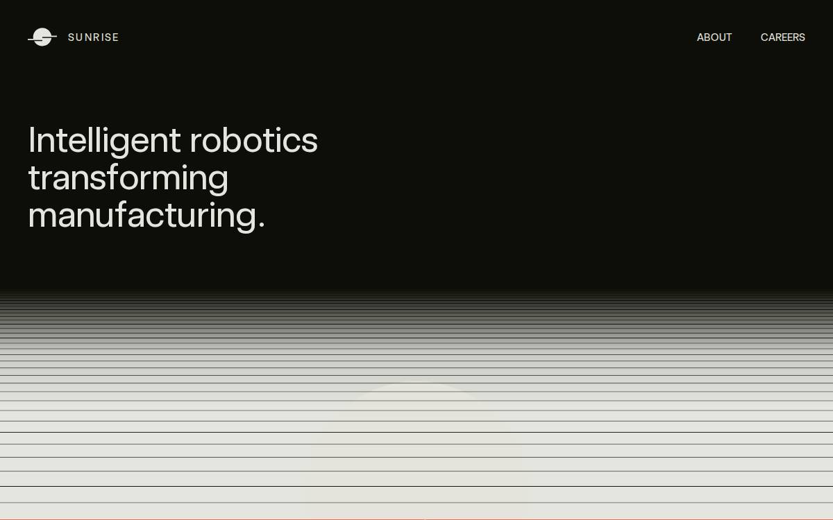 SUNRISE ROBOTICS website preview