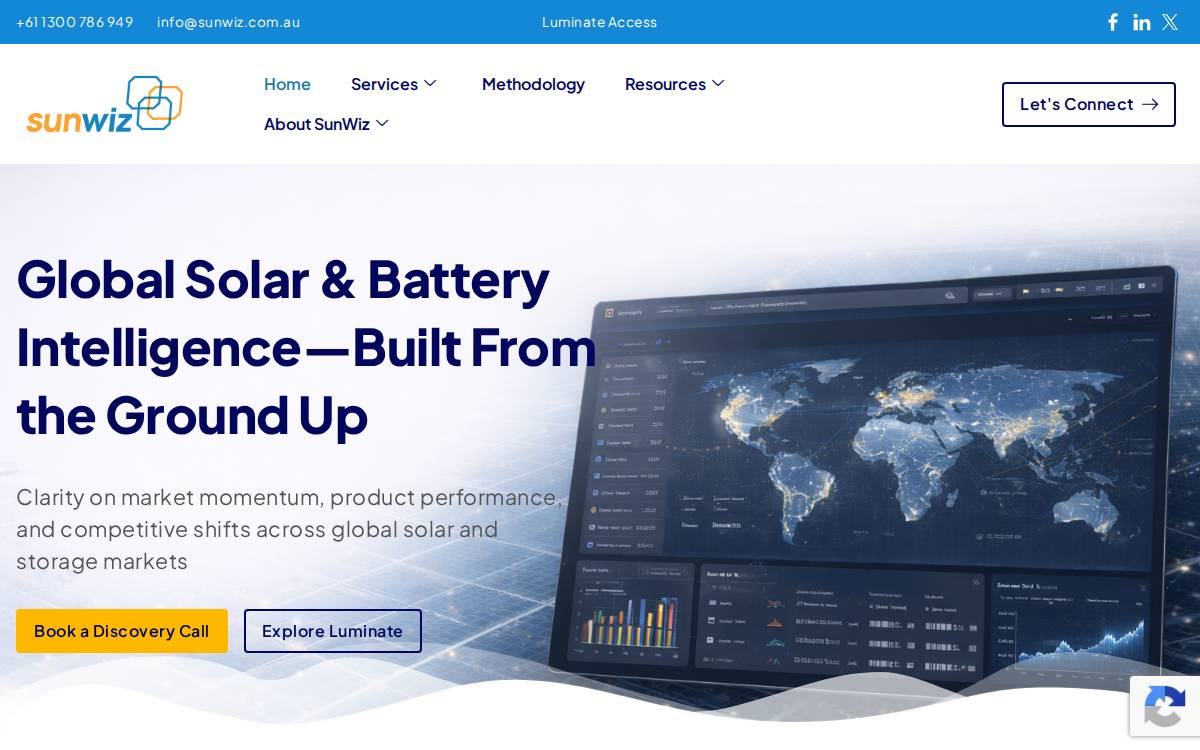 Sunwiz website preview