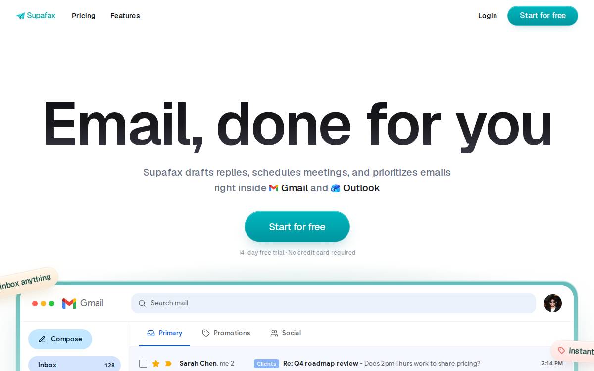 Veriad website preview