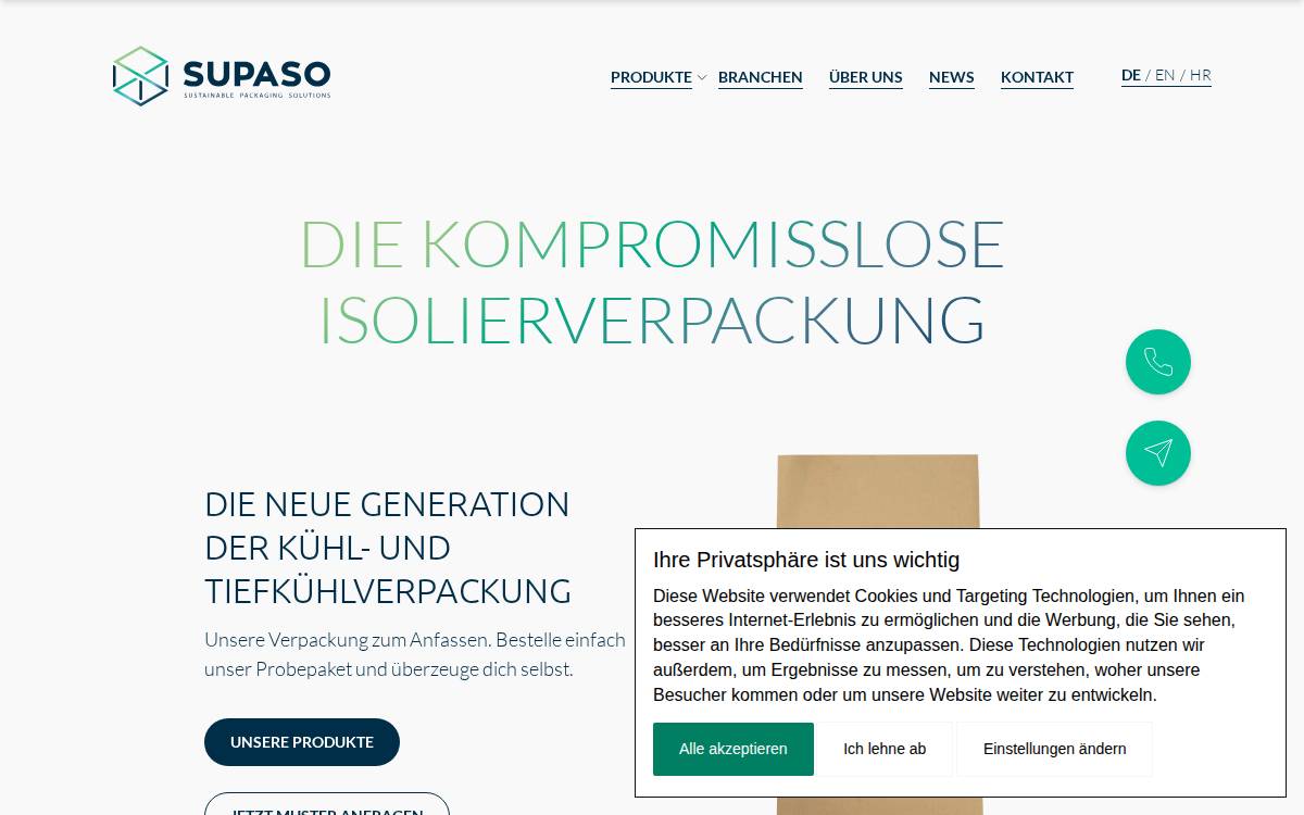 SUPASO website preview