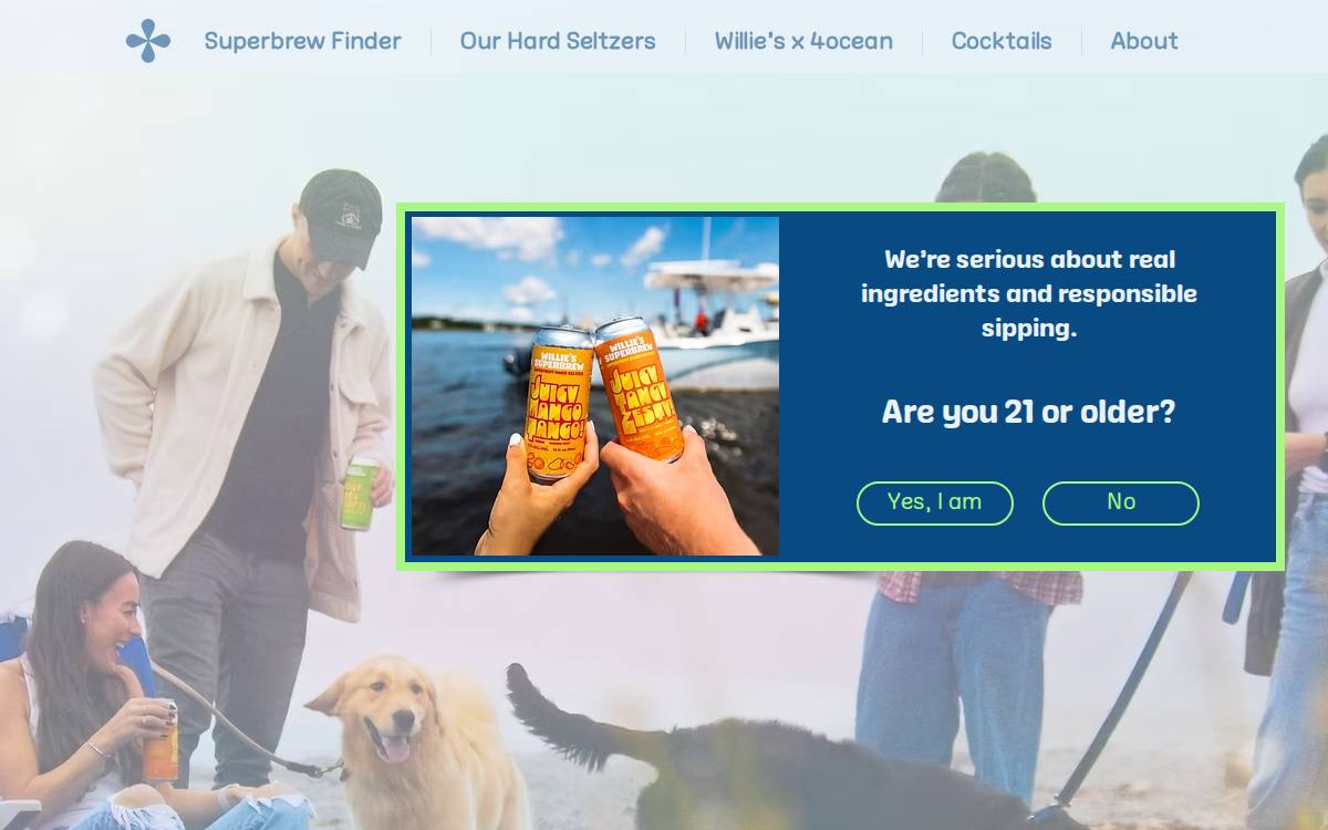 Superbrew website preview