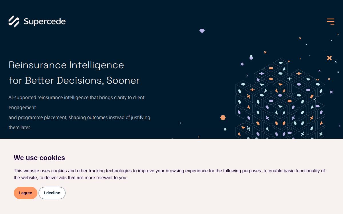 Supercede website preview