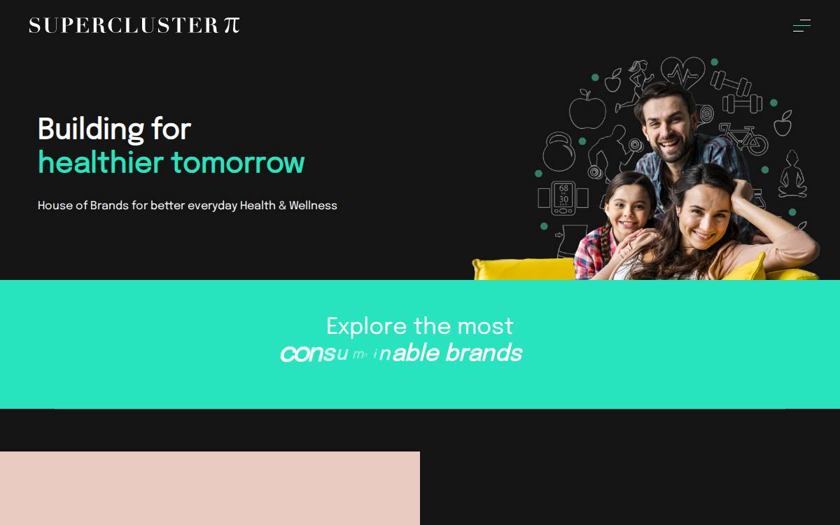 Supercluster Pi website preview