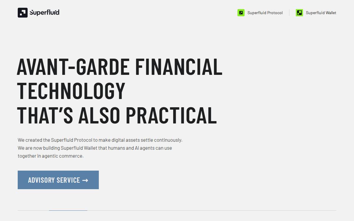 Superfluid website preview