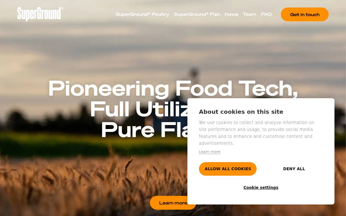 Superground website preview