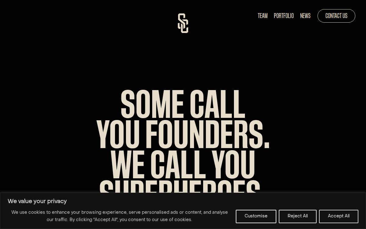 Superherocapital website preview