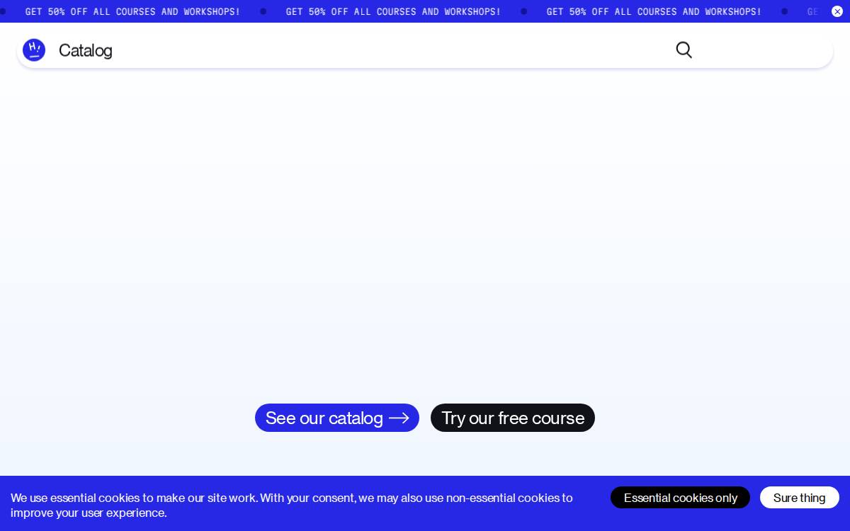 Superhi website preview