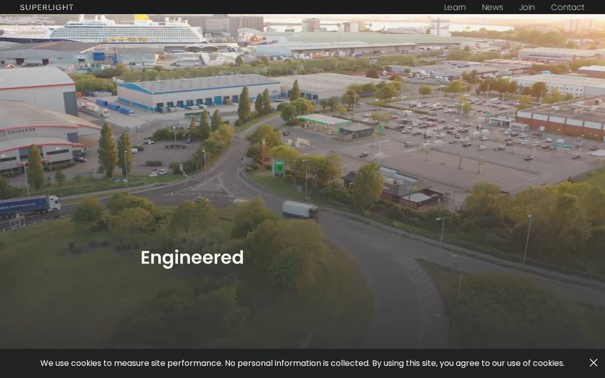 Superlight website preview