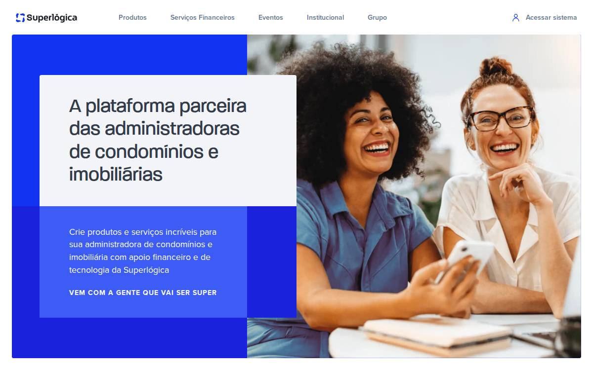 Superlogica Tecnologias website preview