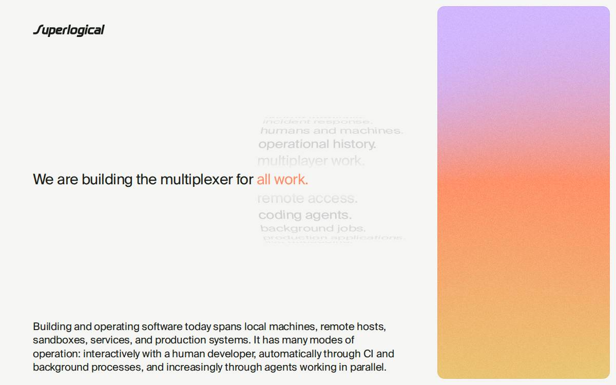 Superlogical website preview