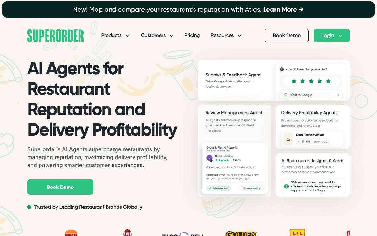 Superorder website preview