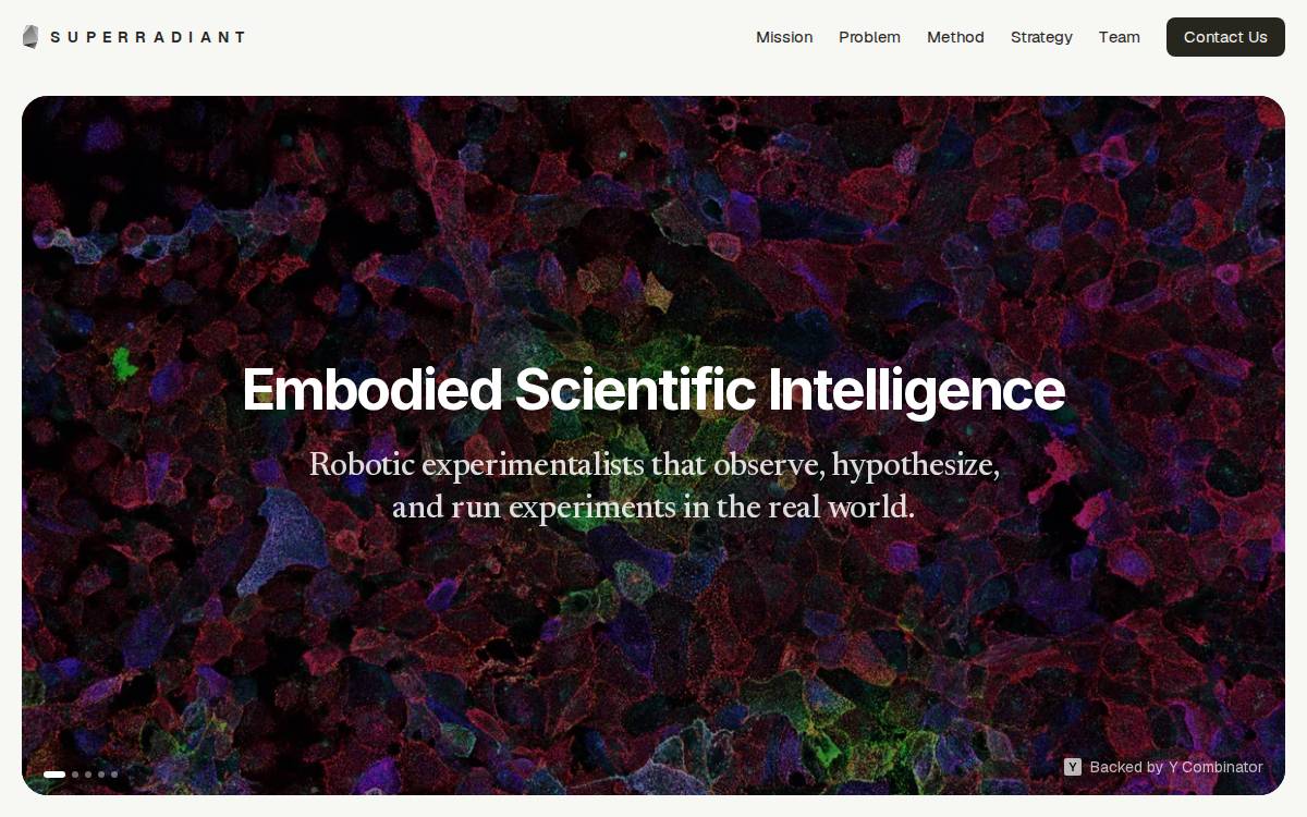 SuperRadiant website preview