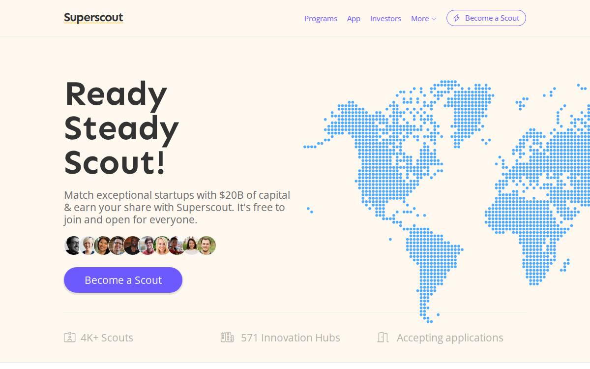 Superscout website preview