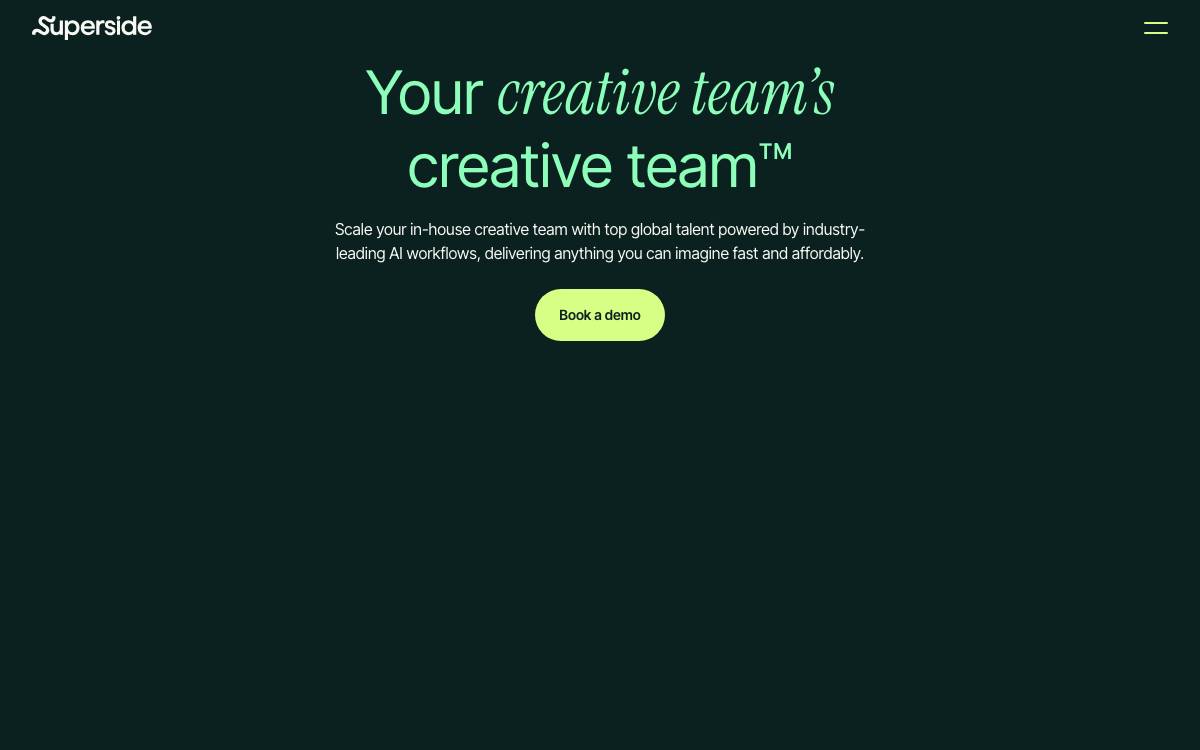 Superside website preview