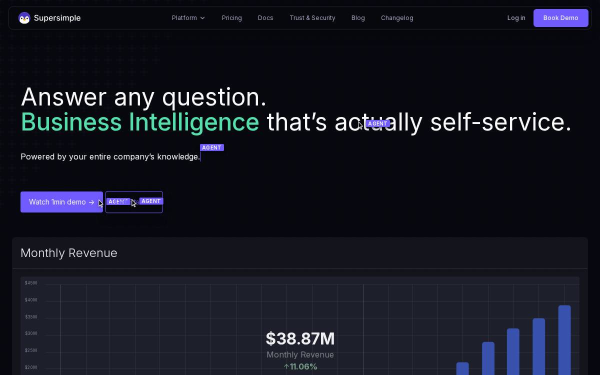 Supersimple website preview