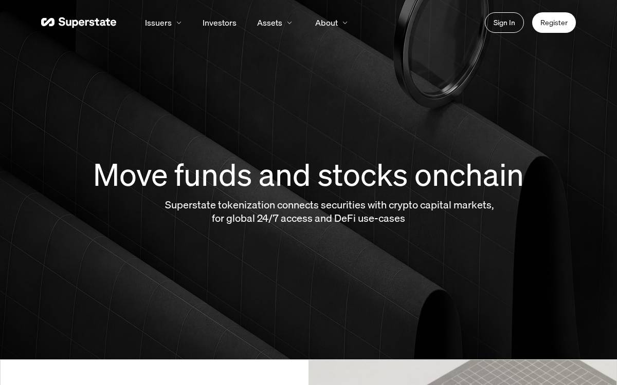 Superstate website preview