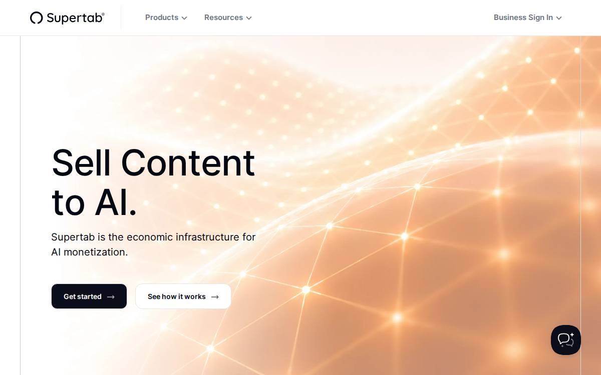 Supertab website preview