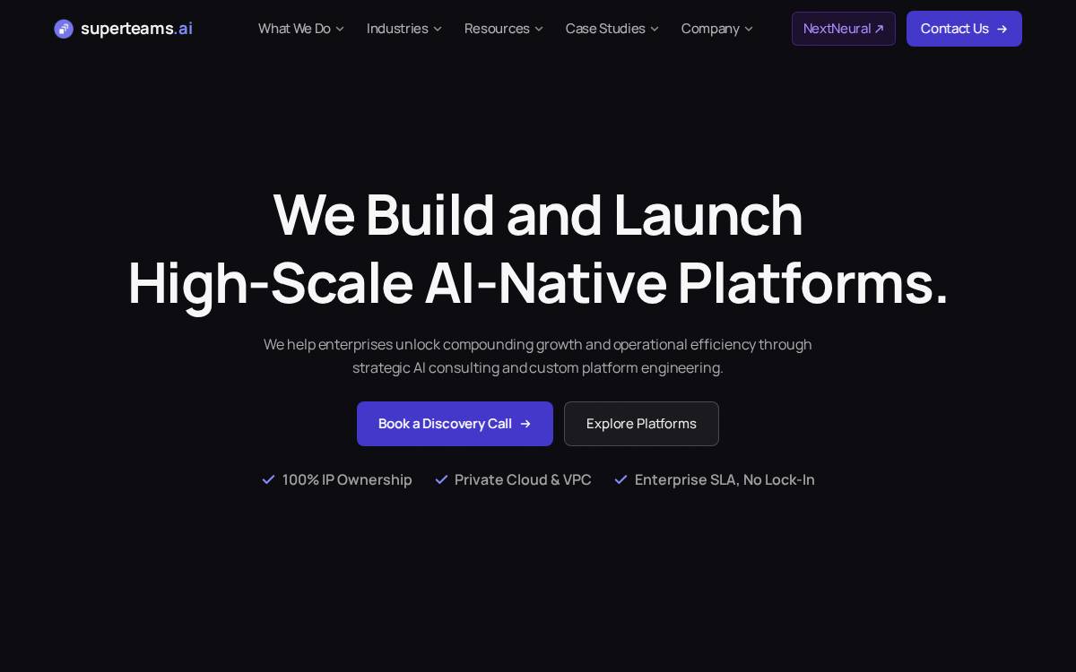 Superteams website preview
