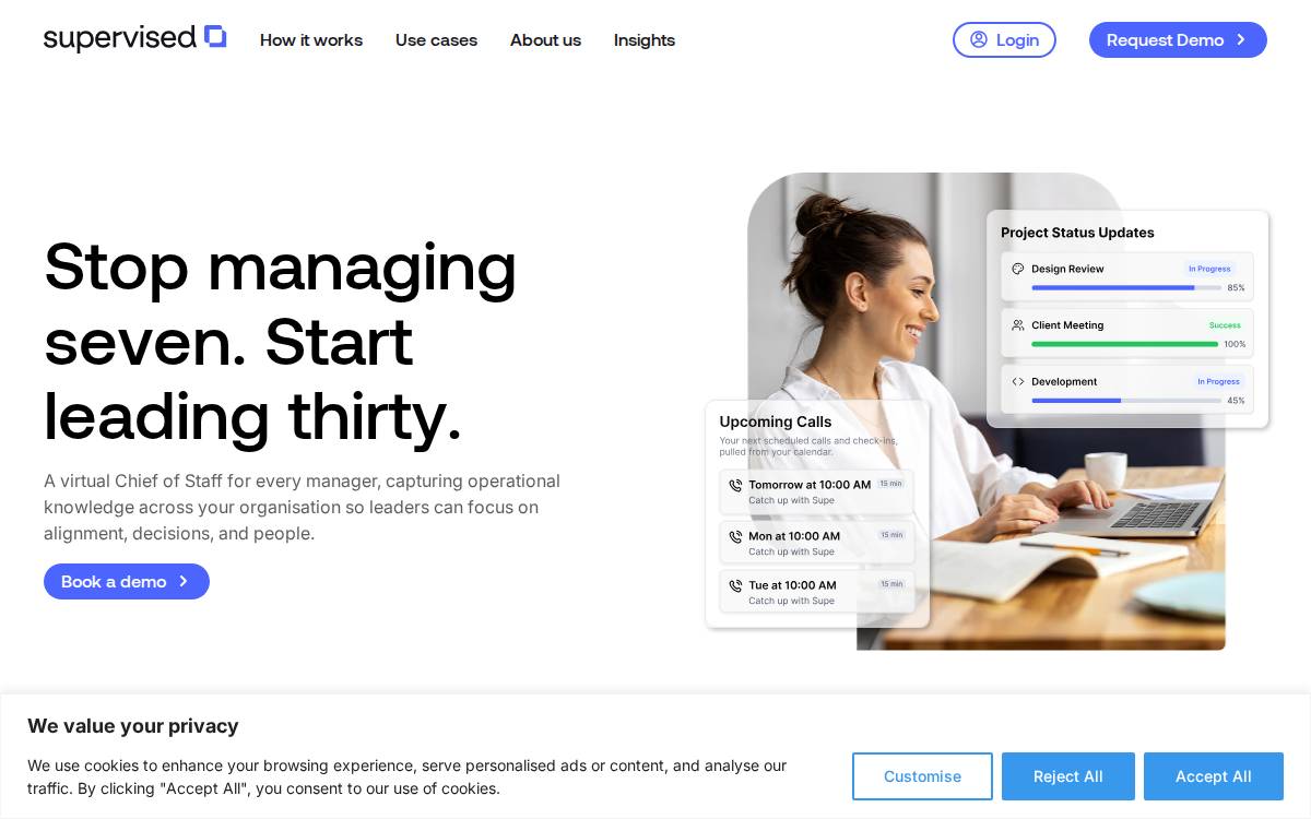 Supervised website preview