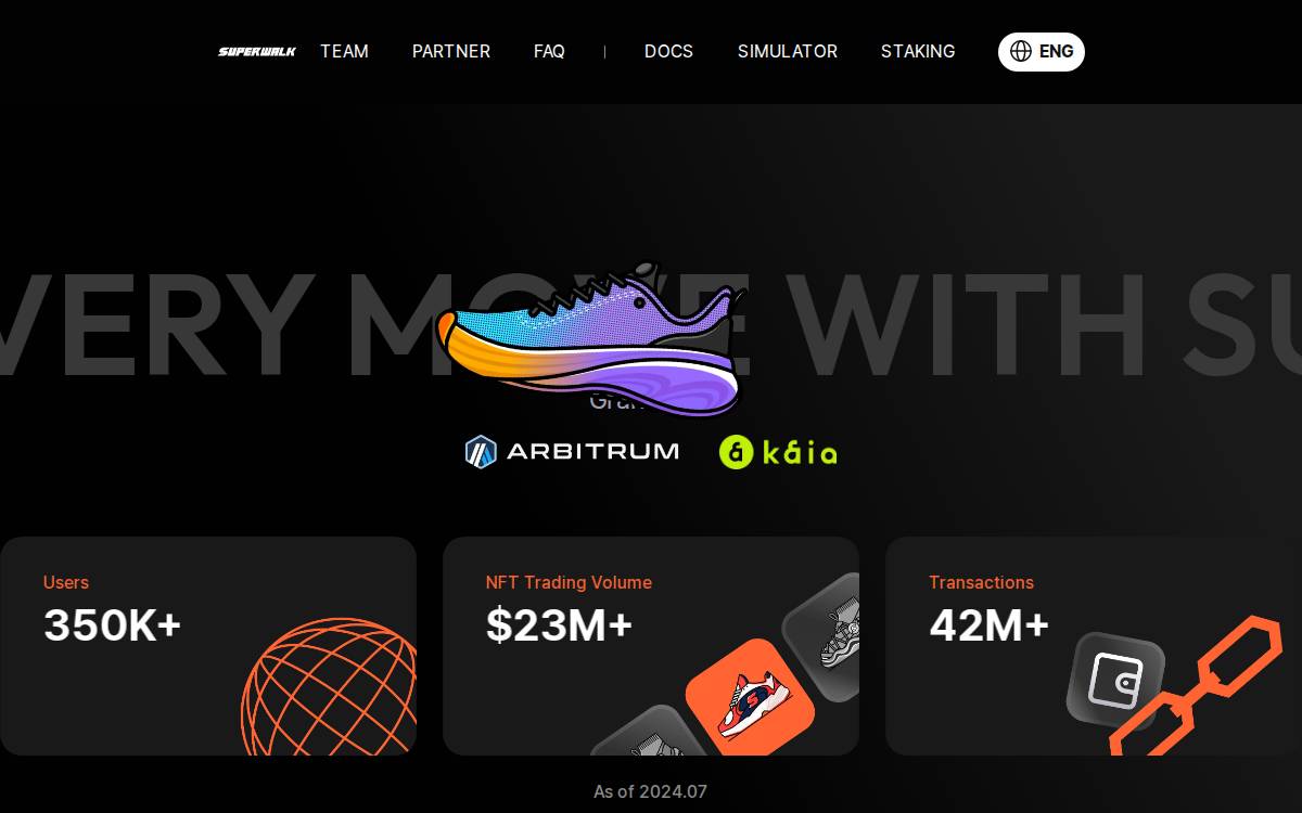 SUPERWALK website preview