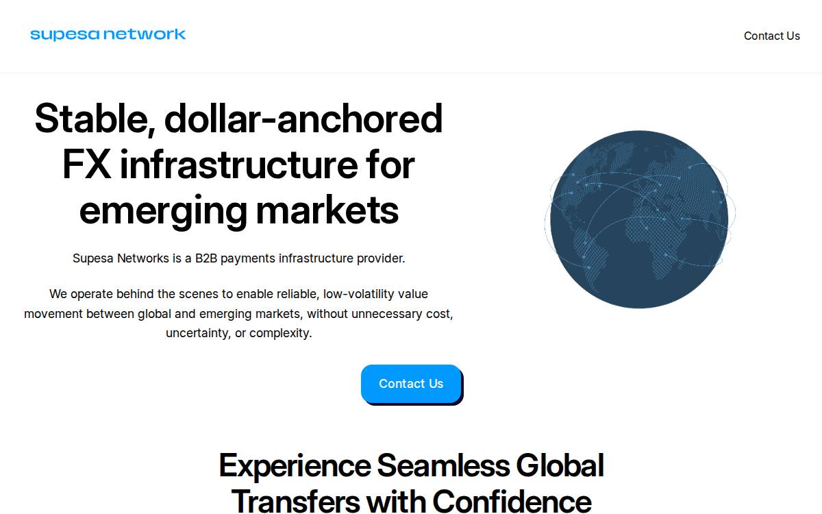 supesa network website preview