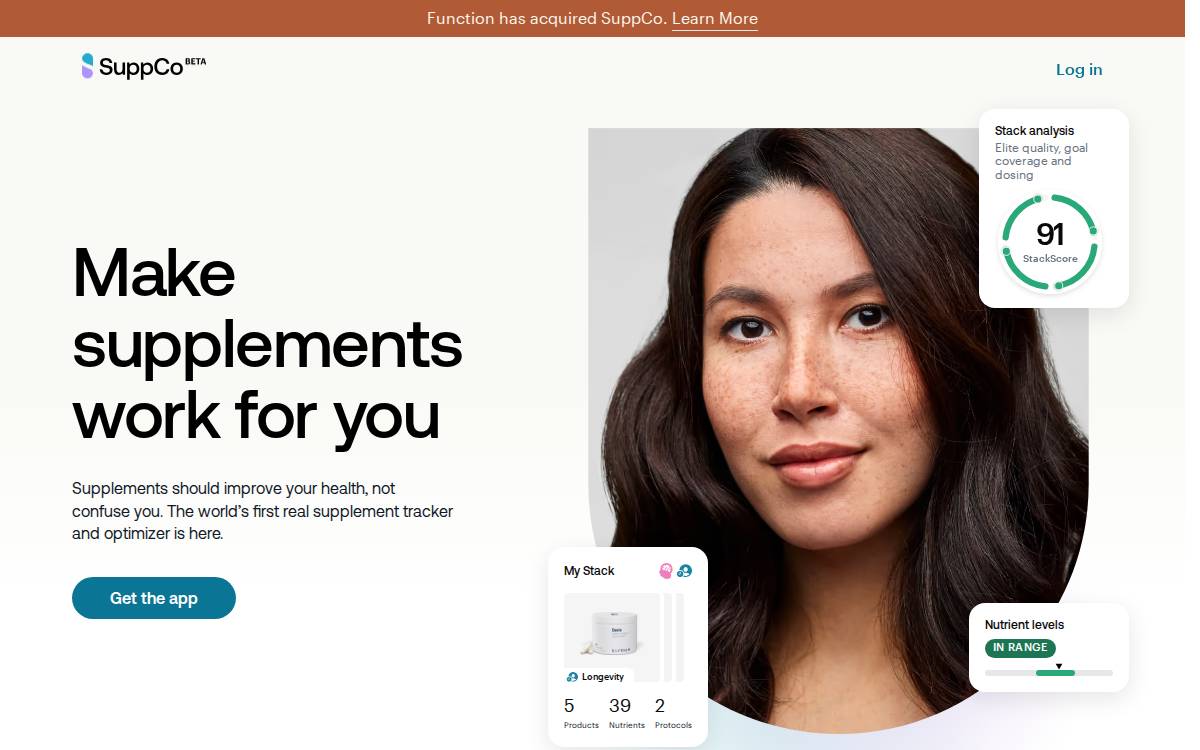 SuppCo website preview