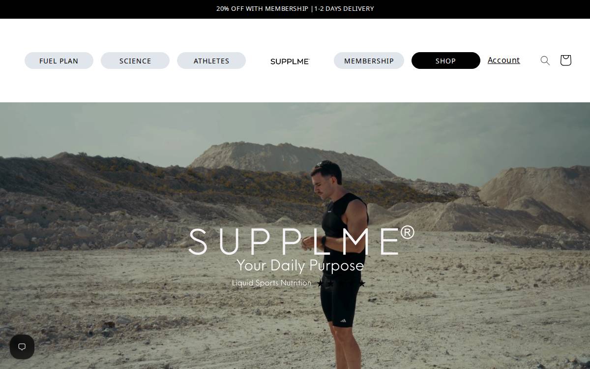 Supplme website preview