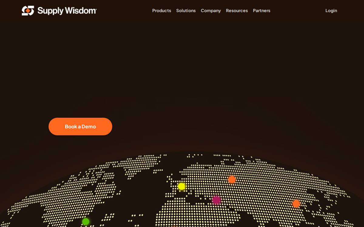 Supply Wisdom website preview