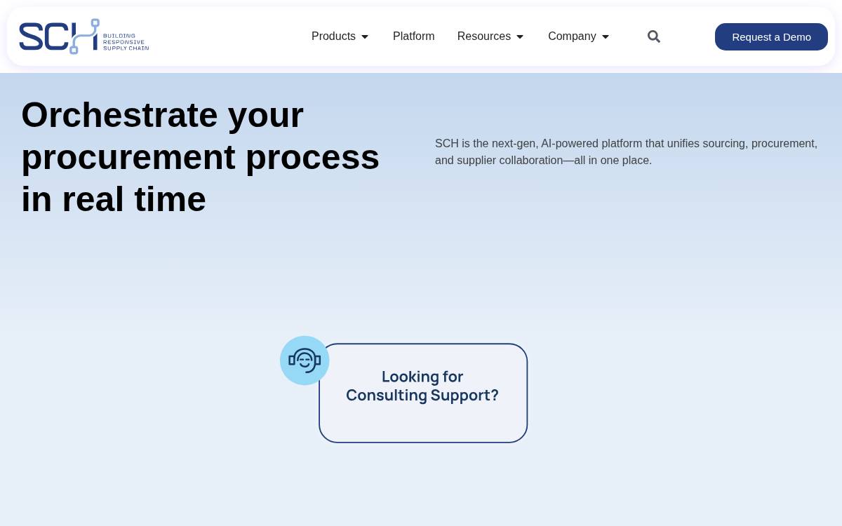 SupplyChainHub website preview