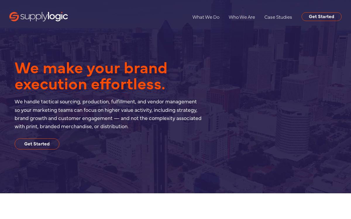 Supplylogic website preview